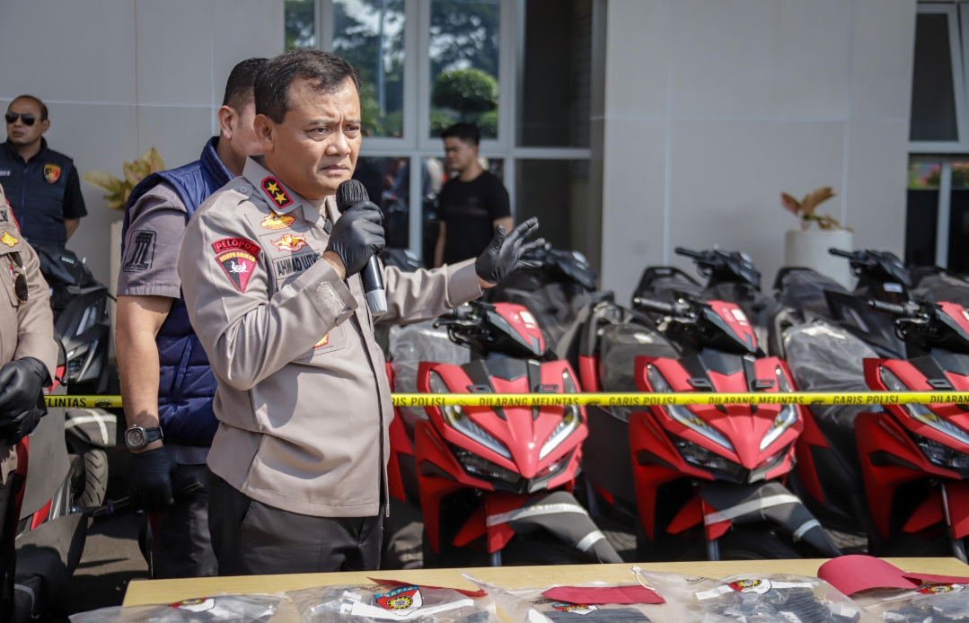 Kasus Penadahan Motor Transnasional Terungkap Polda Jateng