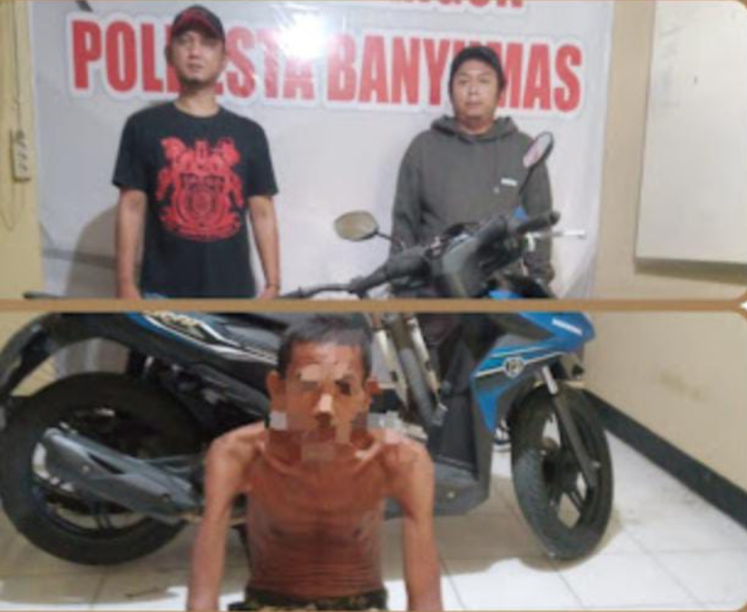 Warga cilacap Curi Motor, Diamankan Polsek Wangon Banyumas