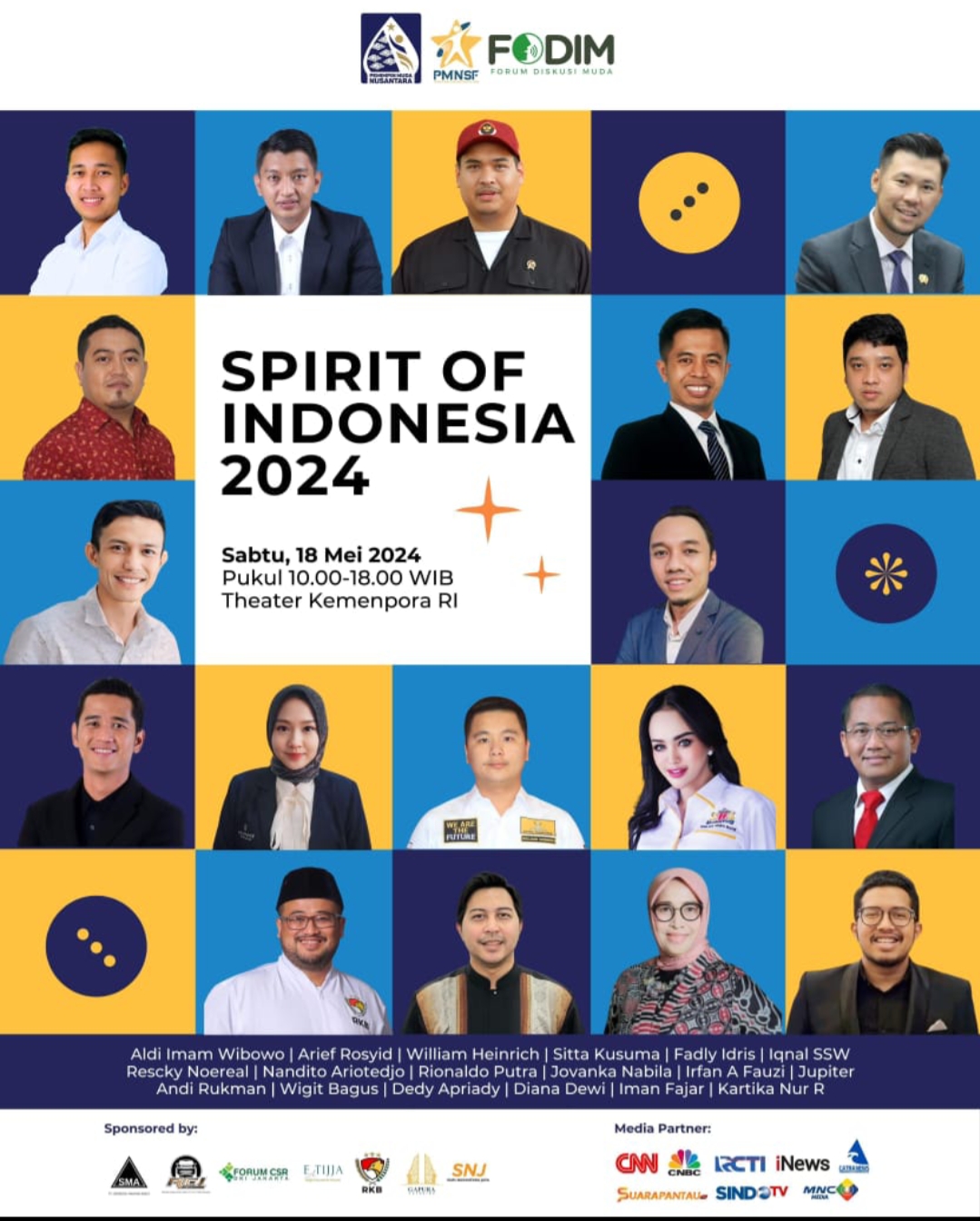 Forum Diskusi Muda dan Pemimpin Muda Nusantara sukses gelar Talk Show Bertajuk “Spirit of Indonesia 2024”