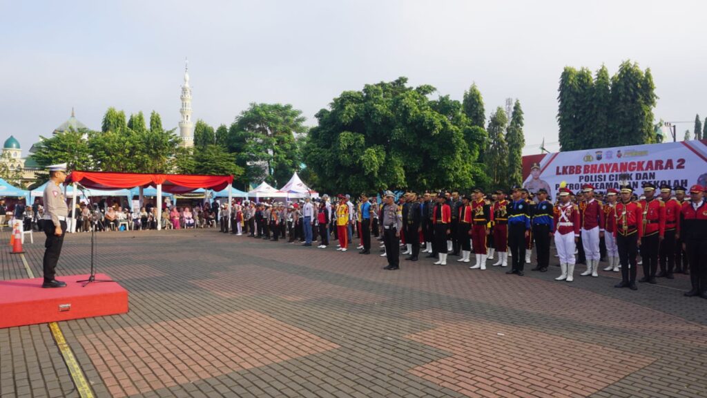 Hari Bhayangkara Ke-78, Satlantas Polres Purbalingga Gelar Lomba Keterampilan Baris Berbaris